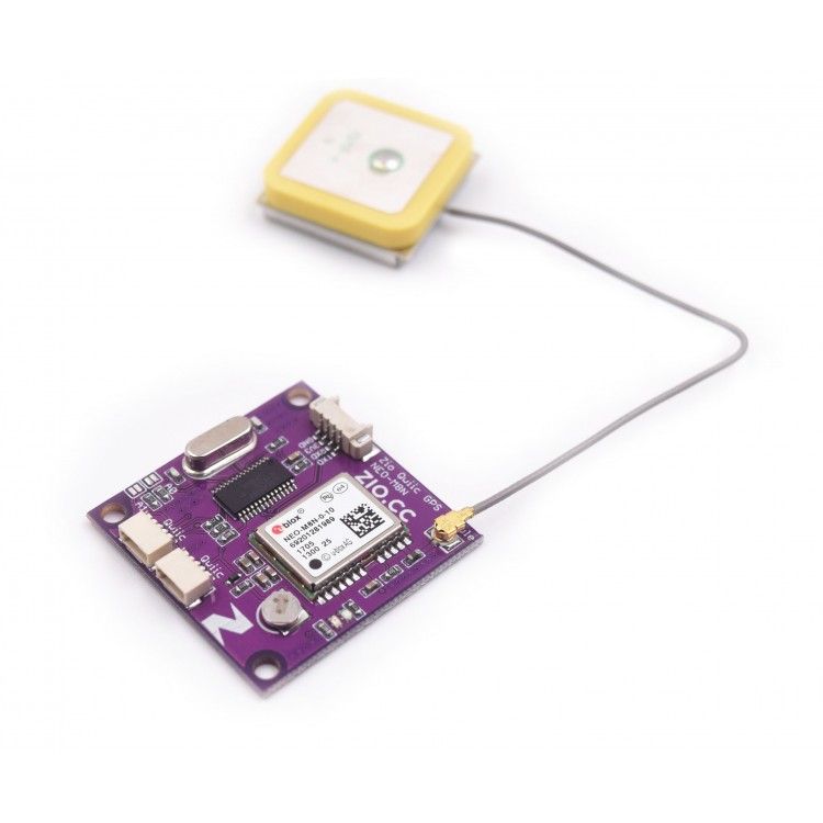 Zio Qwiic GPS Module (U-blox, NEO-M8N-0-10) (101955)